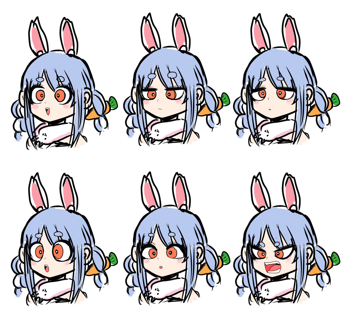 heavymetalbrain's tweet photo. ぺこーらの目はどう描いたらしっくりくるのか未だにわからん https://t.co/g41Uv9Hj9a