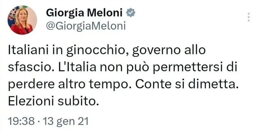 Antiogu60's tweet photo. @GiorgiaMeloni Piccola speculazione di propaganda per distrarre le menti degli italiani che capiscono una cosa sola
#DimissioniSubito https://t.co/71hw7ogUsG