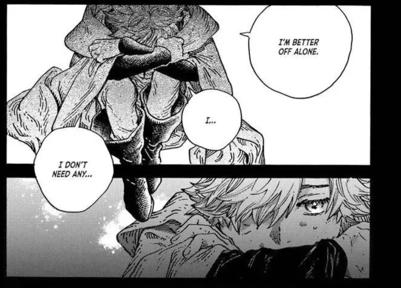 snackbones's tweet photo. #whaspoilers my two cents on that chapter cover is tiny qifrey usually he hugs himself when he's triggered or upset. brim caps are you prepared to die https://t.co/Gc7aJX11Lf