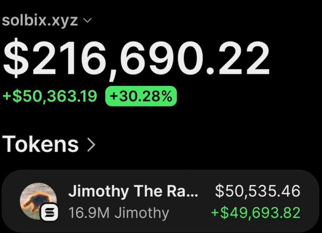 saracrypto_eth's tweet photo. $2,380 into over $83,000 profit on $Jimothy on my Call

This Wallet put $2,380 into $Jimothy at $78K mc  when I called it and turned it into $83k

The wallet
J6TDXvarvpBdPXTaTU8eJbtso1PUCYKGkVtMKUUY8iEa https://t.co/Ca4M9XD2T5