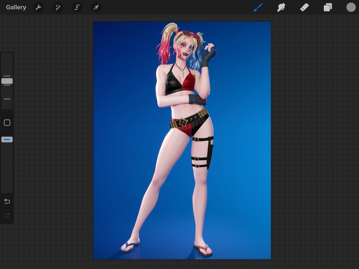 deffonothere9's tweet photo. This is all i got so far, gonna do her tattoos tomorrow if i can be bothered https://t.co/P4dc7UQ4oT