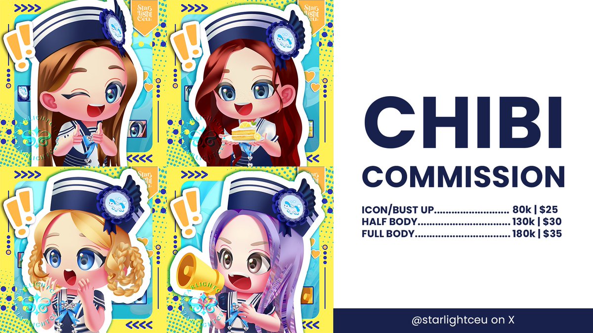 starlightceu's tweet photo. [URGENT COMMISSION]
Please kindly help ↻ and ♡

I'm opening my commission for 4 slots only. TAT 3-10 days.
kindly DM me if interested!

For international client, you can order at
https://t.co/5DI53tUgZ3
Portfolio: https://t.co/C5gRSpRKDj

#commissionopen https://t.co/WsUoy4JxXx