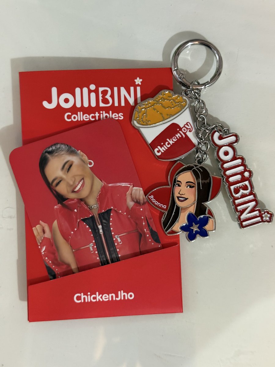 httptintin's tweet photo. told myself na once i get jhoanna, i'll stop na (i'm practicing self-control). tried the meal that only includes 1 photocard and guess who i pulled? 🫣 

first try and she really said "ok na. magtipid ka na." 

hi, jho! 🥰 

#JolliBINI https://t.co/yecZEJ1ERU