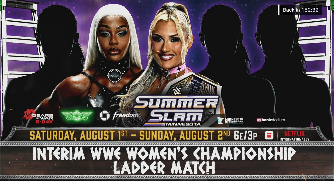 jules_mf99's tweet photo. @MrSantiZap I know it’s sooooo obvious that charlotte is getting added to this match, but as it stands this match has all the potential to be the worst on the card.  The three inescapable things: death, taxes, and WWE forcing us to endure Tiffany vs Jade. https://t.co/5OxBTurMLO