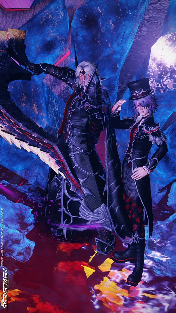 gamePSO2ngs's tweet photo. 【所持PSO2NPC再現リスト①】
１枚目：ヴァルナ
２枚目：ルーサー
３枚目：シュレッガー＆エルミル
４枚目：エンガ
#PSO2_SS #PSO2NGS_SS #PSO2NPC再現リスト https://t.co/YbJNApV9ar