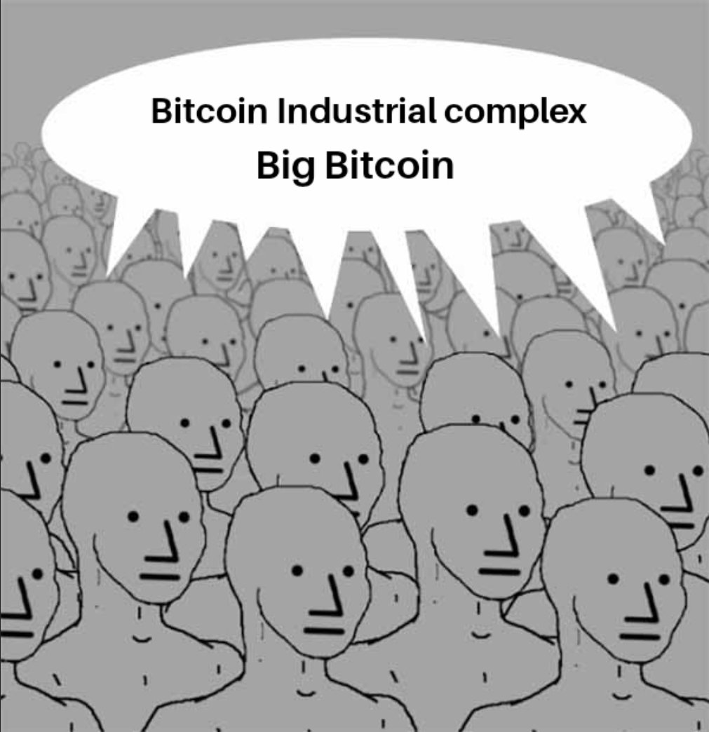_BitcoinCapital's tweet photo. BIP110 Memo has gone out with this weekends talking points.
Plebs please repeat after me:
Bitcoin Industrial Complex, Big Bitcoin
@mattkratter
@1914ad https://t.co/k3KfZ7Eakz