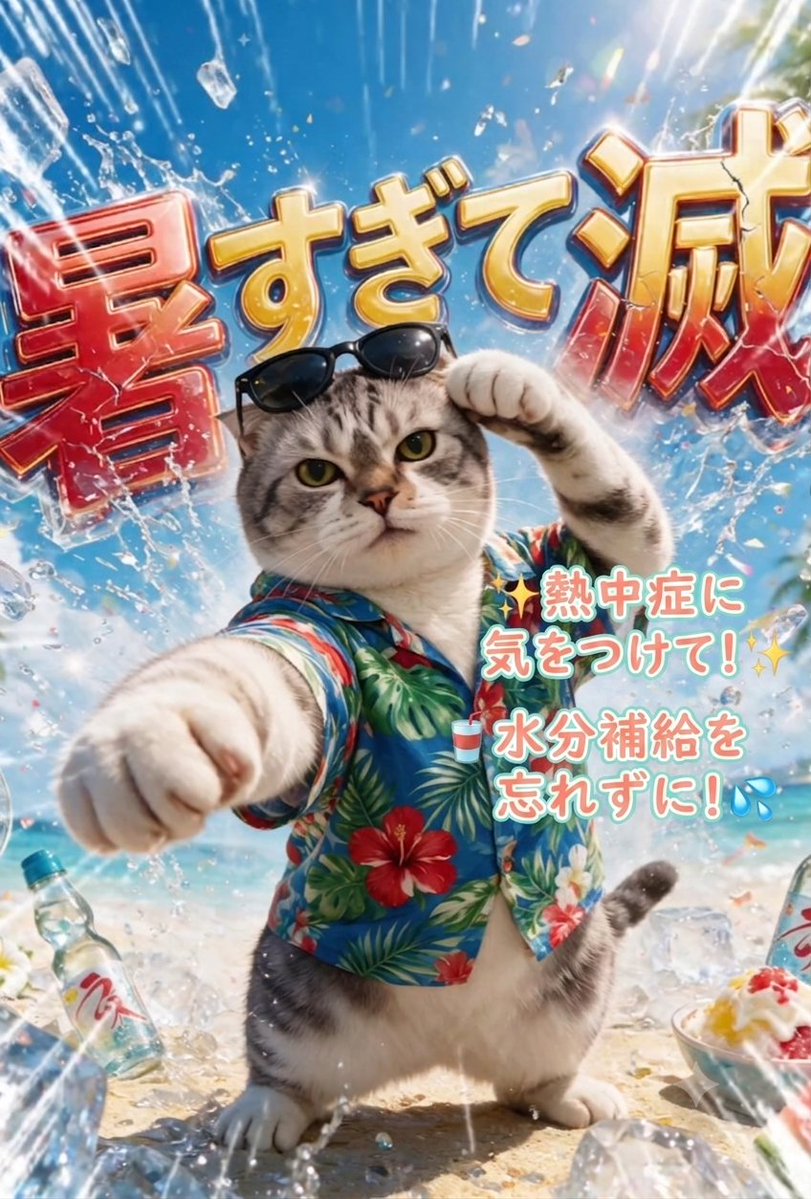 uBrg5FX09rRbzSC's tweet photo. おはようございます🐱

来週は危険⚠️な暑さになるそうです😵‍💫

自分を守るのは自分
ワンちゃんネコちゃんを守るのは飼い主さんです。
たった1つしかない大切な命
守りましょう‼️
暑さに負けないで🥤🥤🥤 https://t.co/tvbHJpnrkq