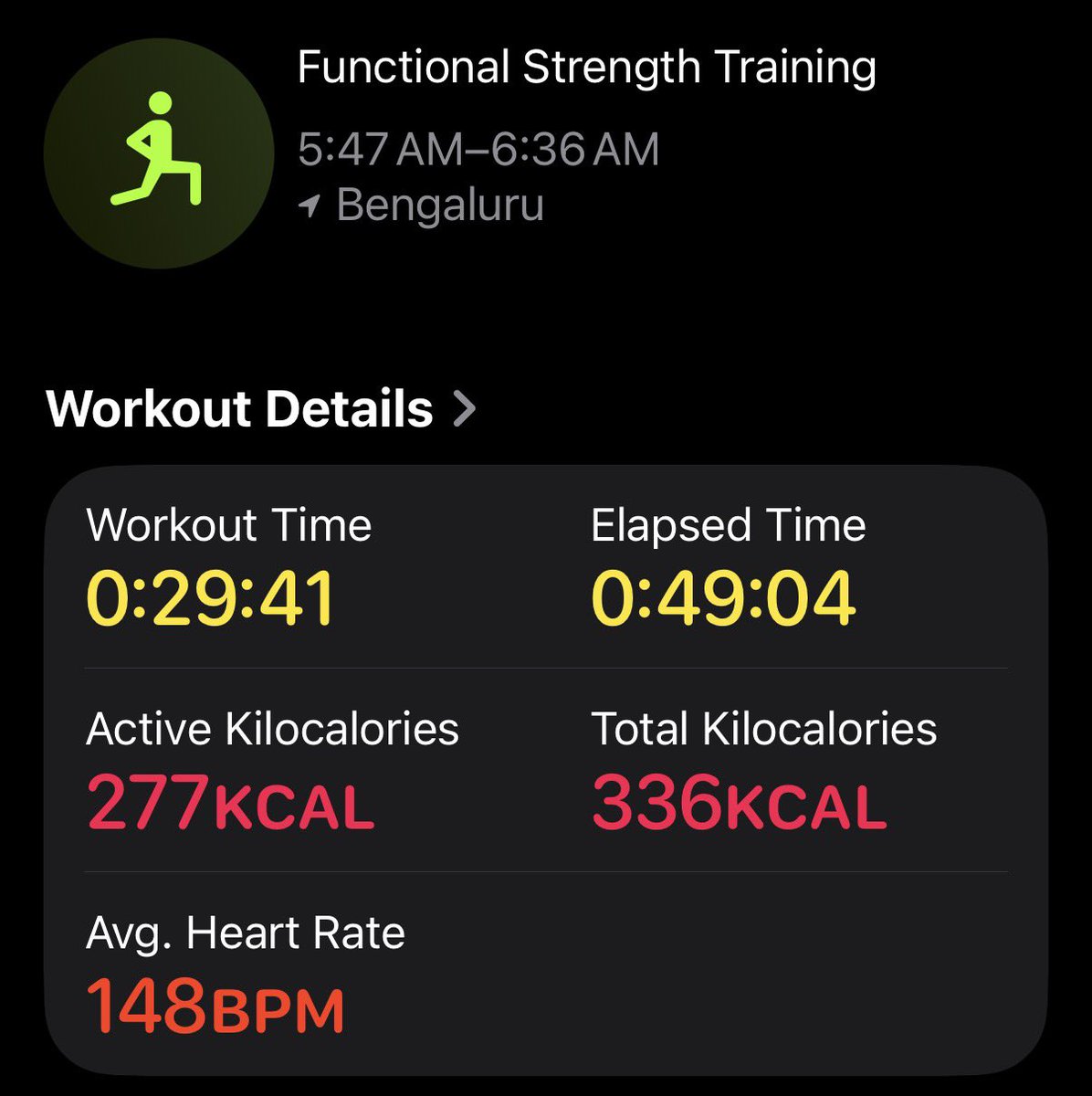 SheldonMacha's tweet photo. July 18 | Day 11

 Steps: 7052
 Distance: 4.4 km
 Calories Burned: 341 Kcal
 Walk Time: 50 min

Workout Time : 30 min
Calories Burned : 277 Kcal

#FitnessJournal https://t.co/VzCvpvSOBJ