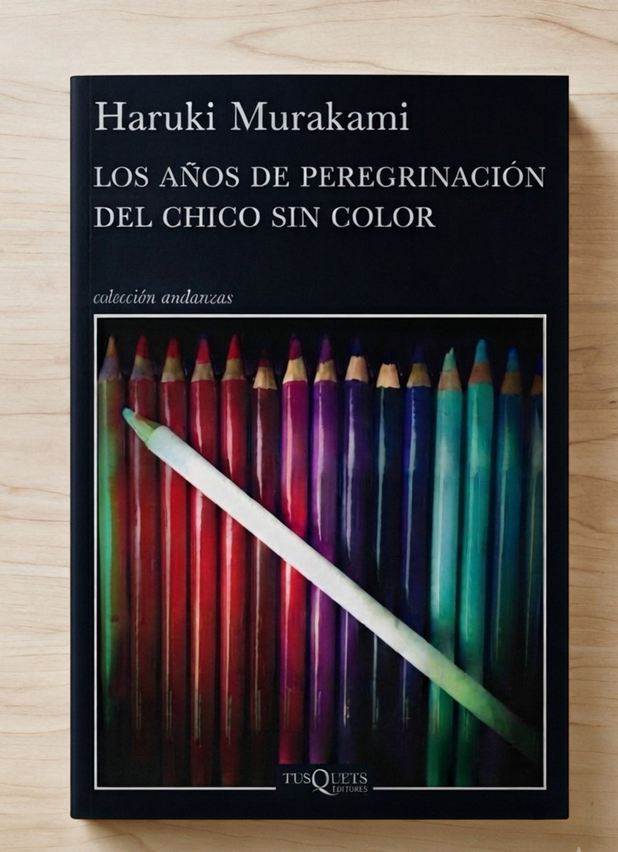 Soyelaveerrante's tweet photo. "Se movía en función del horario que tuviera que cumplir. No hablaba con nadie salvo que fuera necesario y, una vez de vuelta en su apartamento, apoyado contra la pared de su dormitorio, reflexionaba sobre la muerte."

Haruki Murakami - Los años de peregrinación del chico sin color