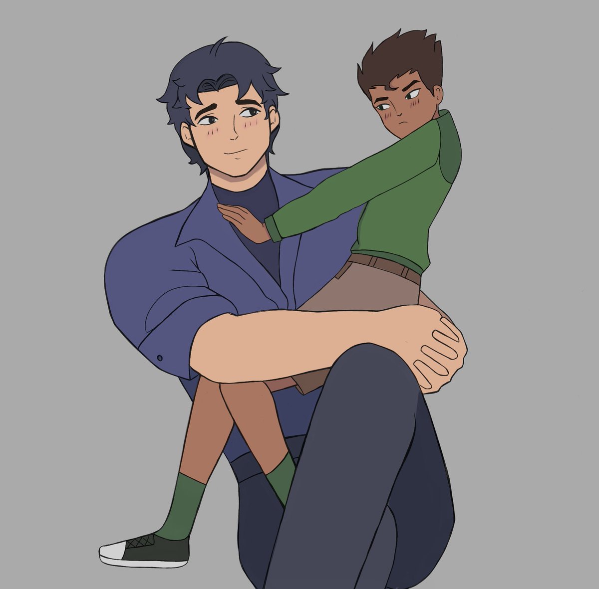 Damimiw's tweet photo. #Dickdami #DamianWayne #Dickgrayson I was trying to draw them like the weebtoon https://t.co/t82tESWW14