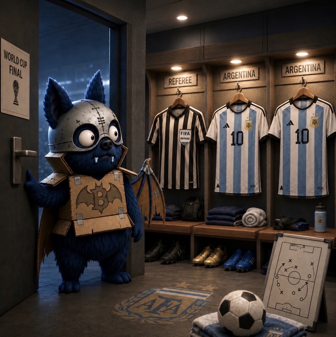 batty_memecoin's tweet photo. Sunday Matchday Preparation. https://t.co/6ELhq1W3pi
