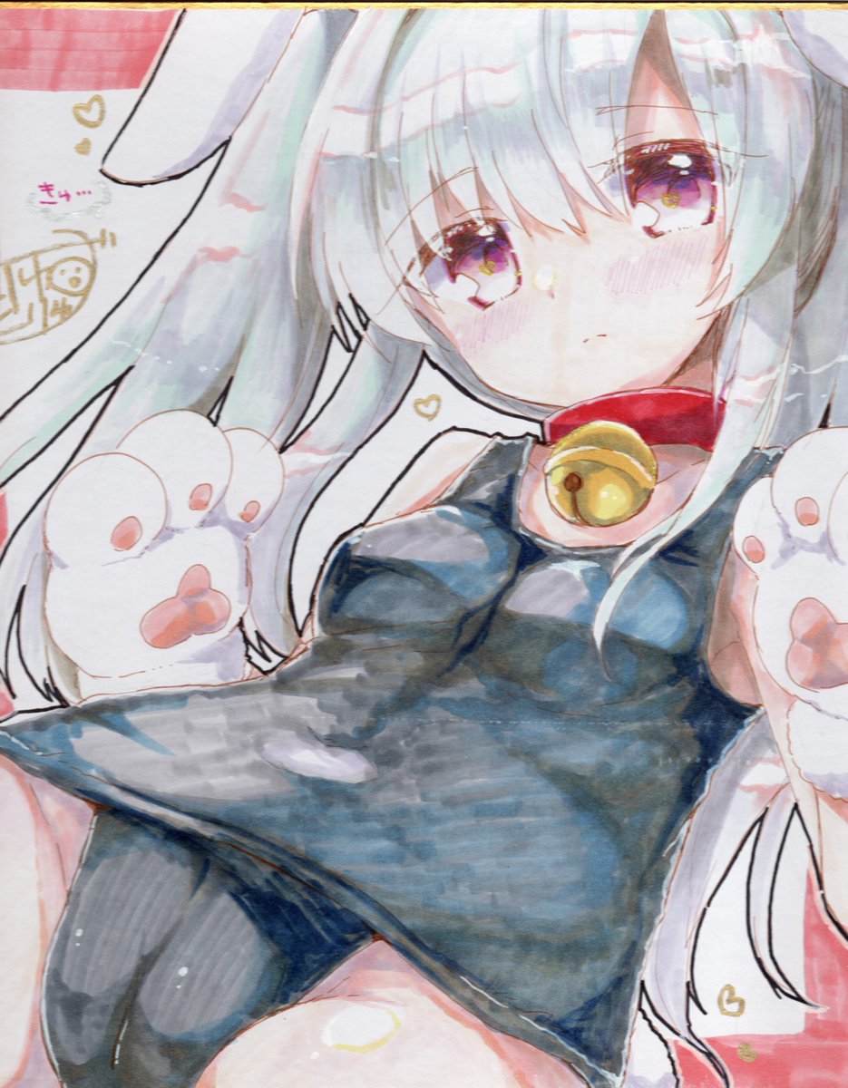 kuryu_sub2's tweet photo. うさみみスク水ちゃん♡
#アナログイラスト https://t.co/dRCW2TwXe1