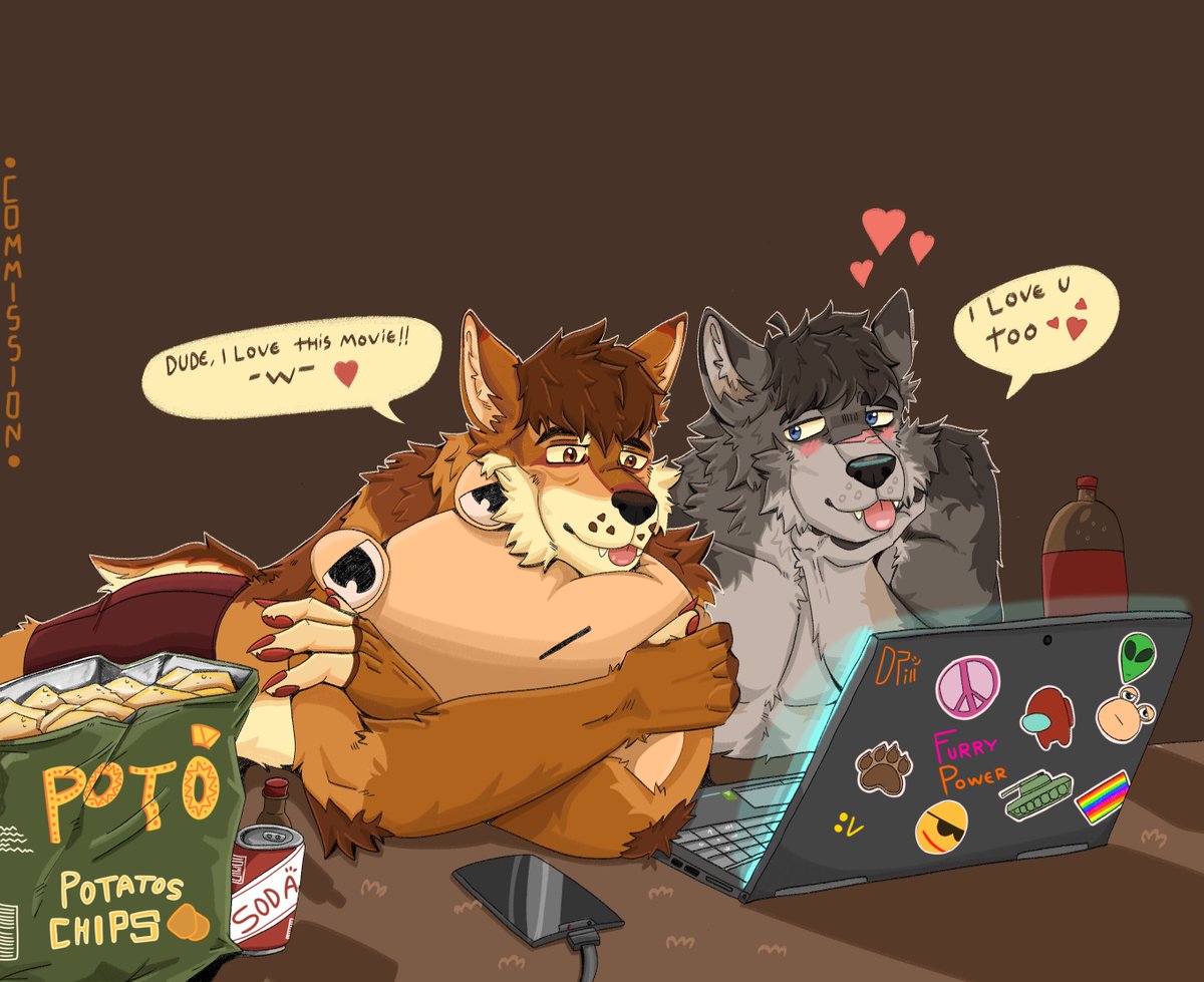 MartinNoceq31's tweet photo. Watching a movie together 🧡🧡🧡
Commision for @Jeffe73891152 ^^
Thanks!!
#furryartㅤㅤㅤ https://t.co/CXt4b9baKp