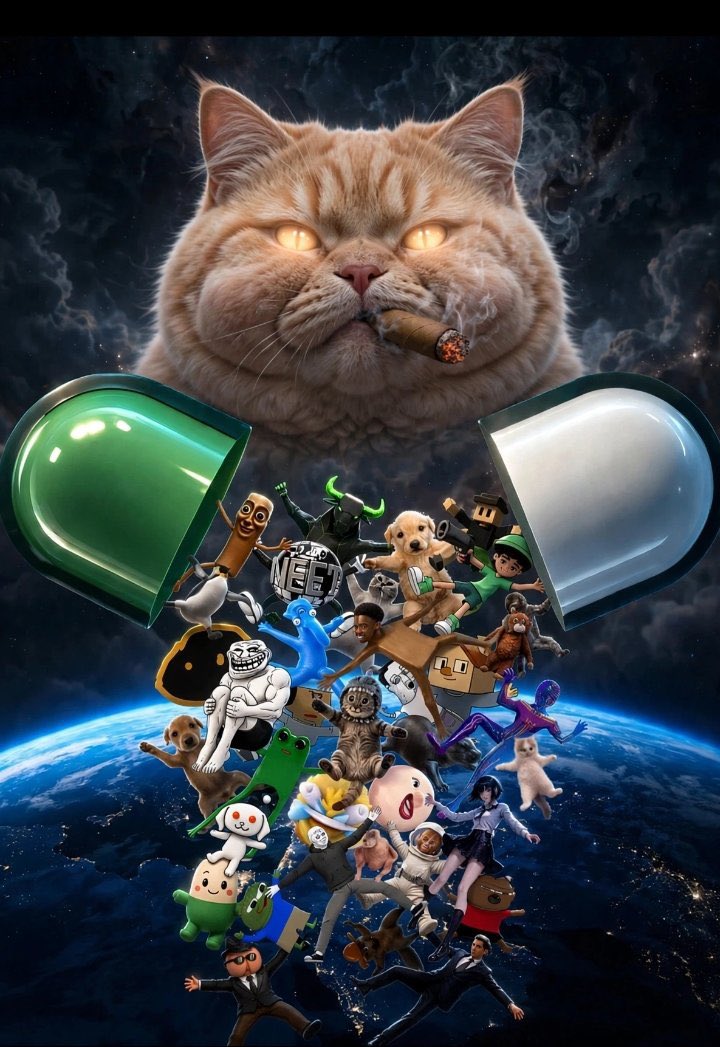 fatcatillions's tweet photo. @blknoiz06 return to memes, become a fatcat https://t.co/SbgFIspiDN