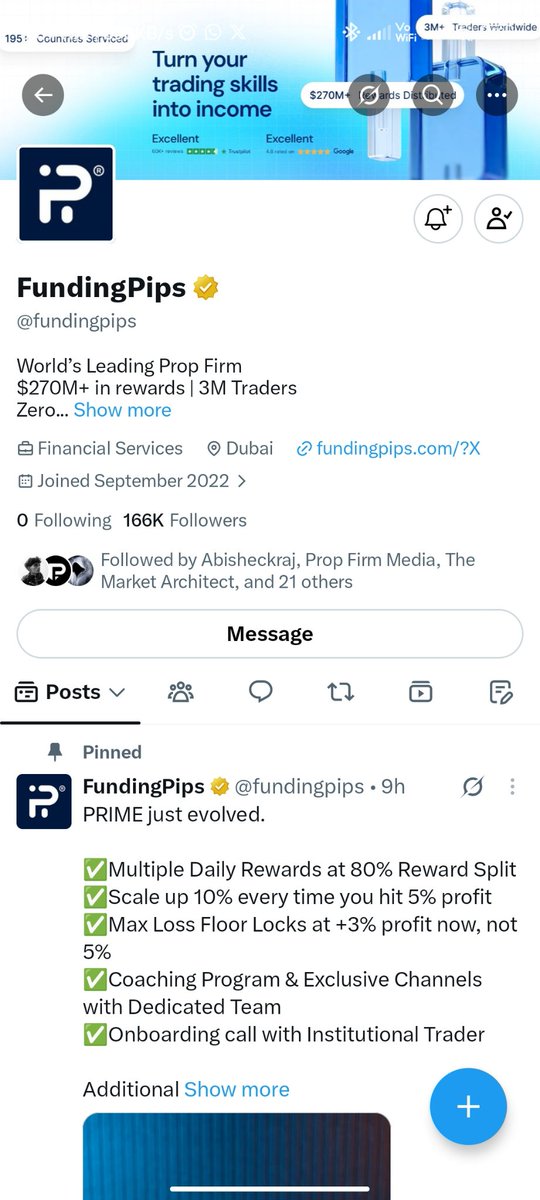 Arsh080's tweet photo. @Kelvintalent_ @fundingpips @ShashtradesGC It's a dream to have one of the industries best prop account 
Hope I'll get this one 🤞 https://t.co/OCDP82zR9Q