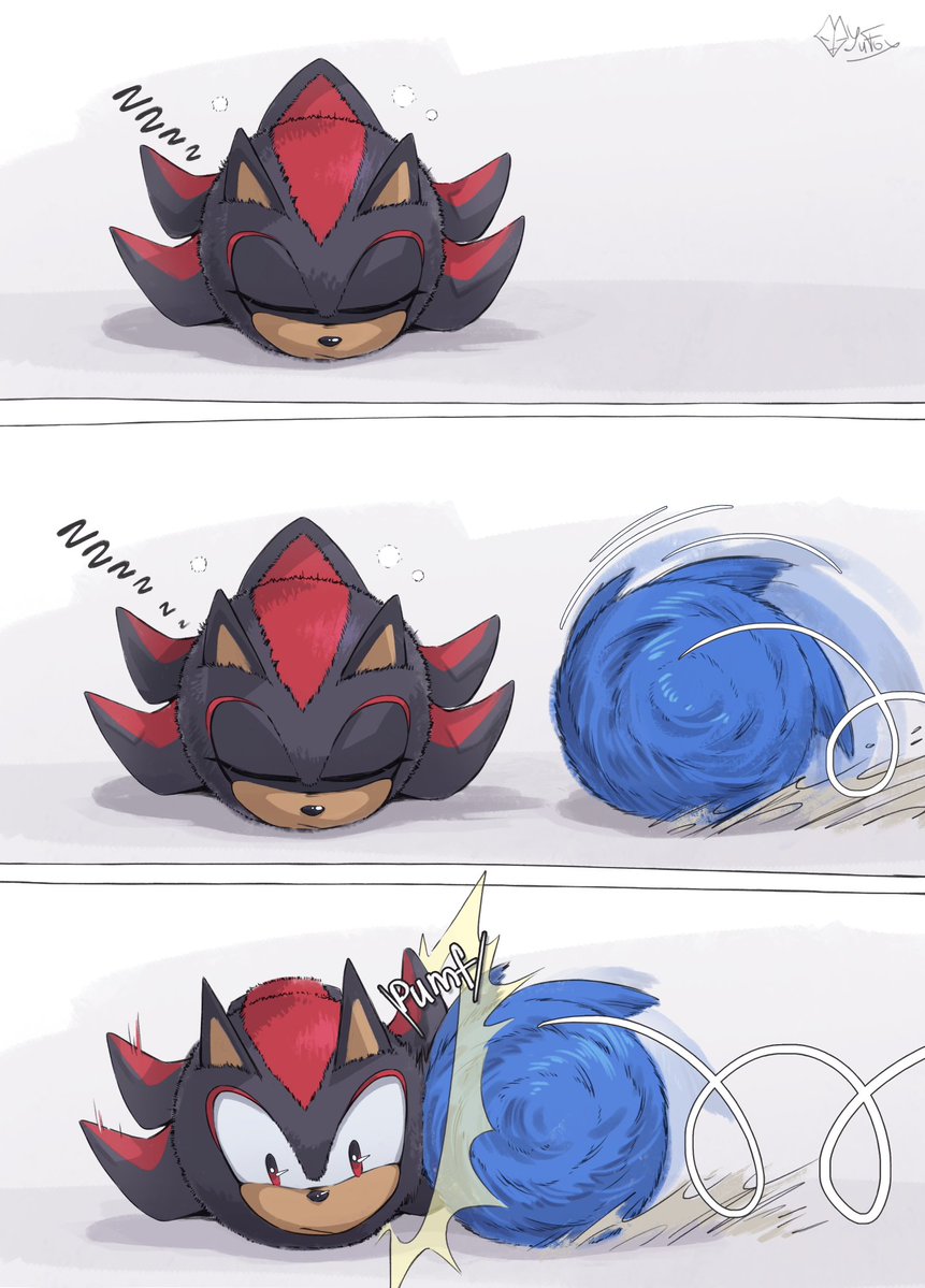 YuFoxArt's tweet photo. aaaaand little bonus 
(part 1/2) 

#sonadow https://t.co/HKBghLRKOy