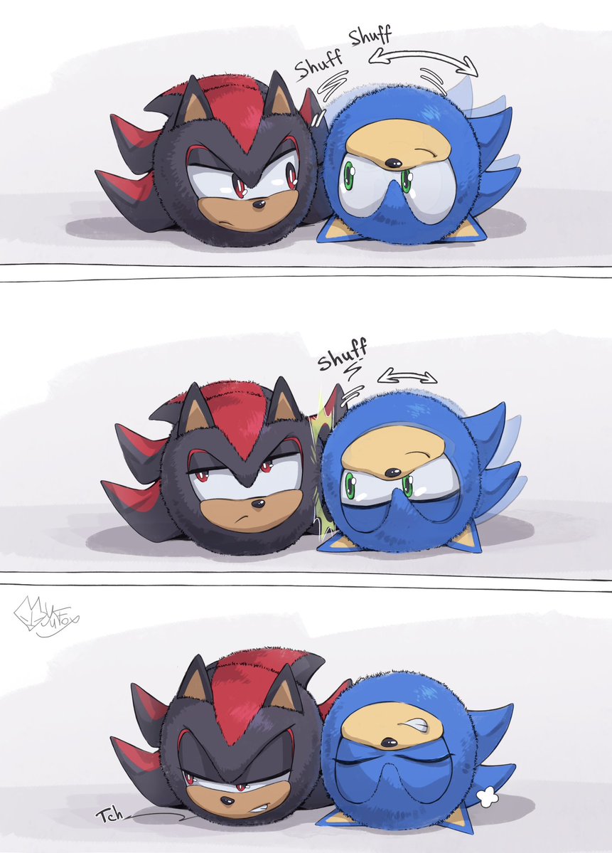 YuFoxArt's tweet photo. aaaaand little bonus 
(part 1/2) 

#sonadow https://t.co/HKBghLRKOy