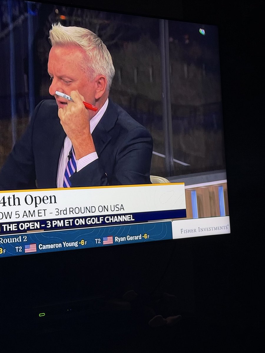 Golfdrills's tweet photo. @GolfChannel @eamonlynch @chambleebrandel @mcginleygolf I couldn’t understand Eamen because he has that sharpie covering his mouth https://t.co/mxi5dWqMpH
