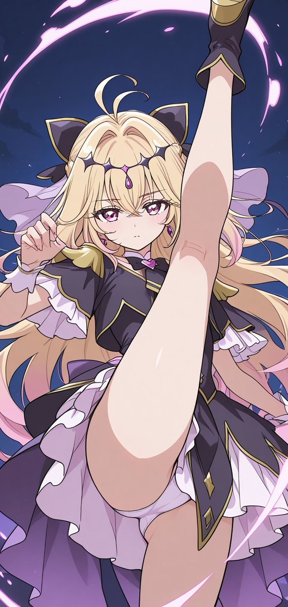irimariririwari's tweet photo. 強攻撃を構えるキュアアルカナシャドウちゃん https://t.co/QlNOLuvjvt