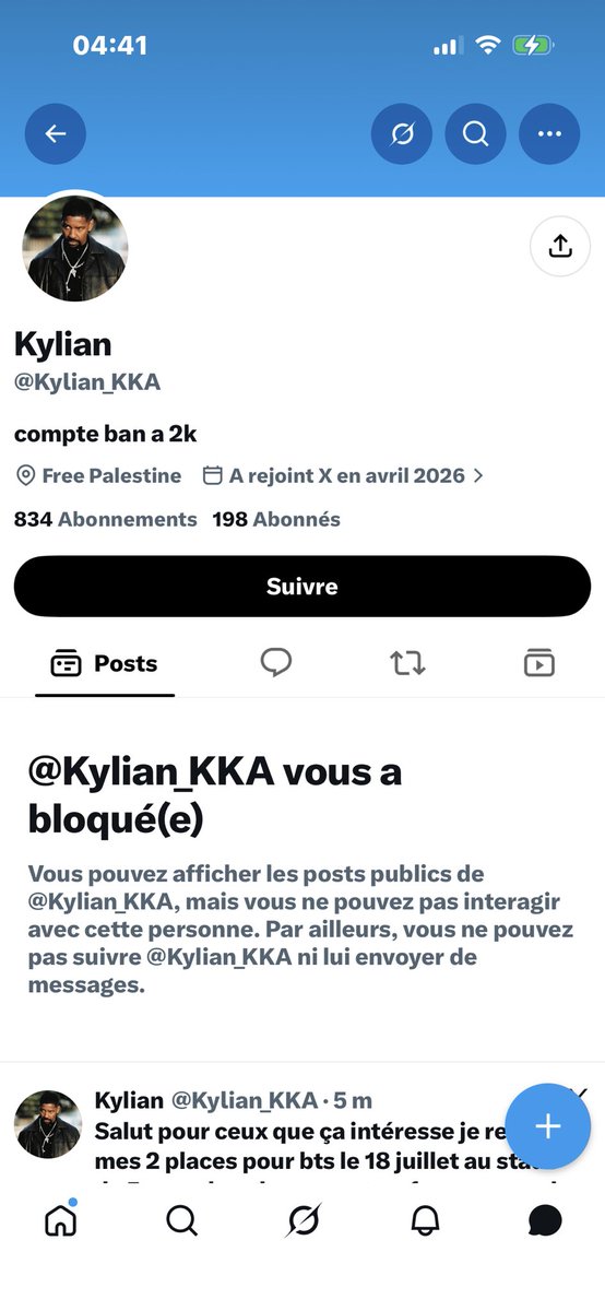 nakamurooslv's tweet photo. Arnaque faite attention svp il fait ça pour tous les concerts il a arnaquer, mon ami !!! #arnaque #beware #ARMY_DAY #BTS_ARİRANG #BTS_ARİRANG_Paris #bts https://t.co/jdDsvlVST0