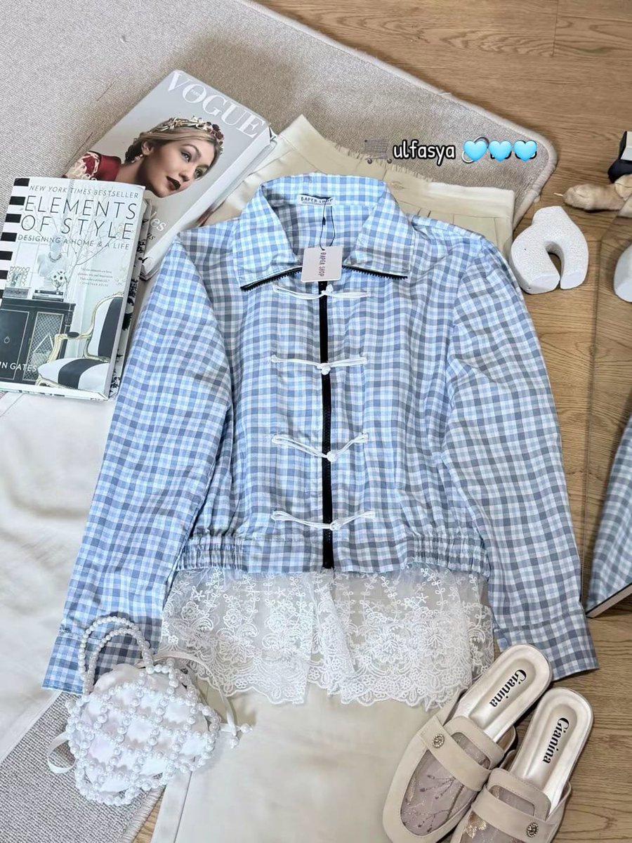 fleumour_'s tweet photo. gara-gara baju-baju ini jadi makin suka sama detail polka &amp; tartan... 😭🫶🏻 https://t.co/cQVzTkaS3H