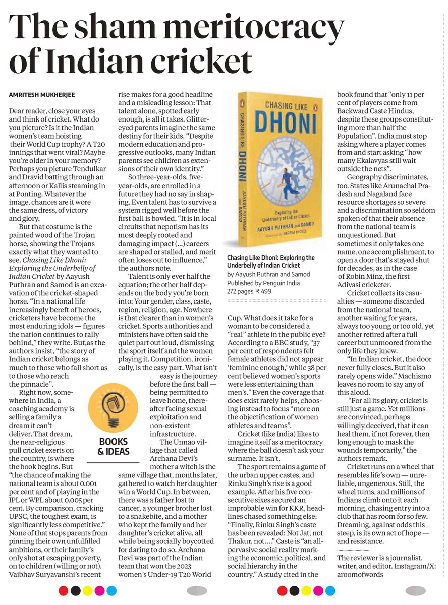 aroomofwords's tweet photo. I enjoyed reading this one a lot, a slim piece, yet packing more than many heavyweights.

My piece for @bsindia 
@PenguinIndia @aayushputhran https://t.co/wH5AkM4lbm