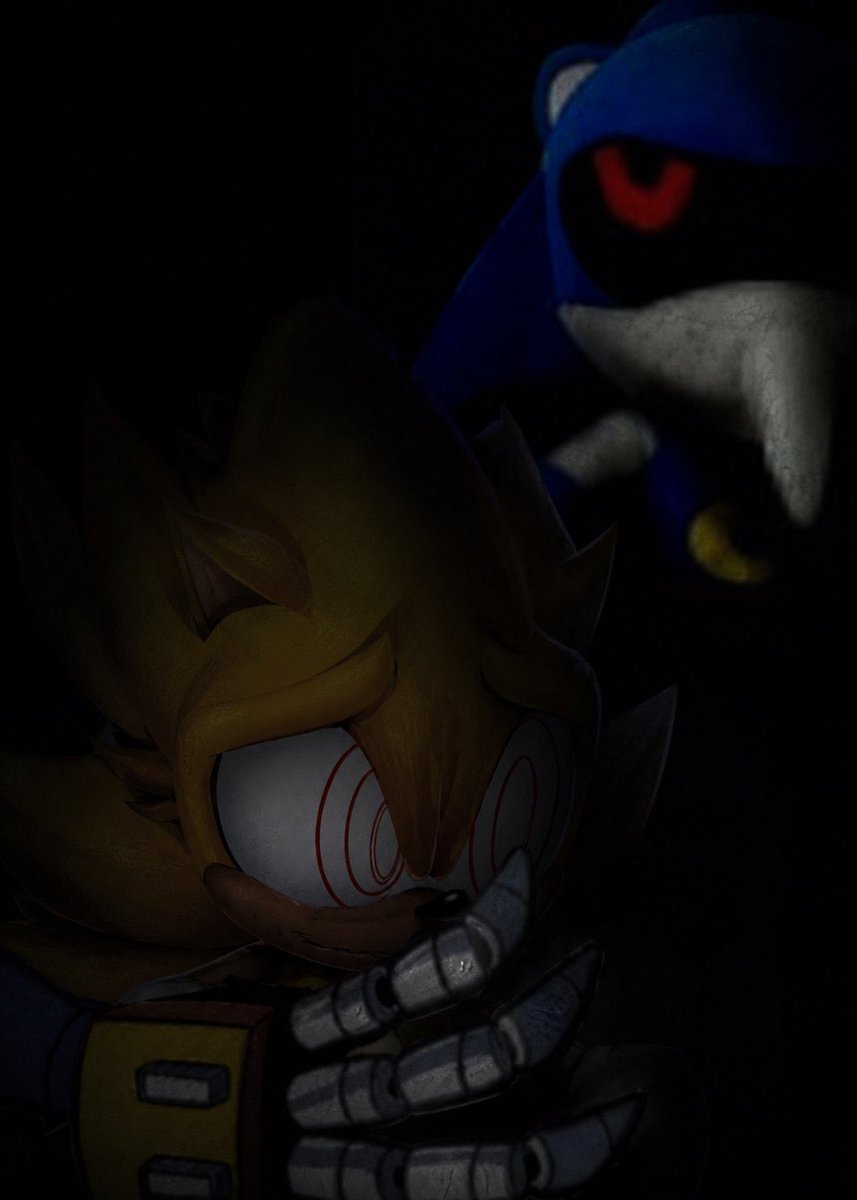 darkersonic(dark sonic and dark fleetway takeover) tweet media