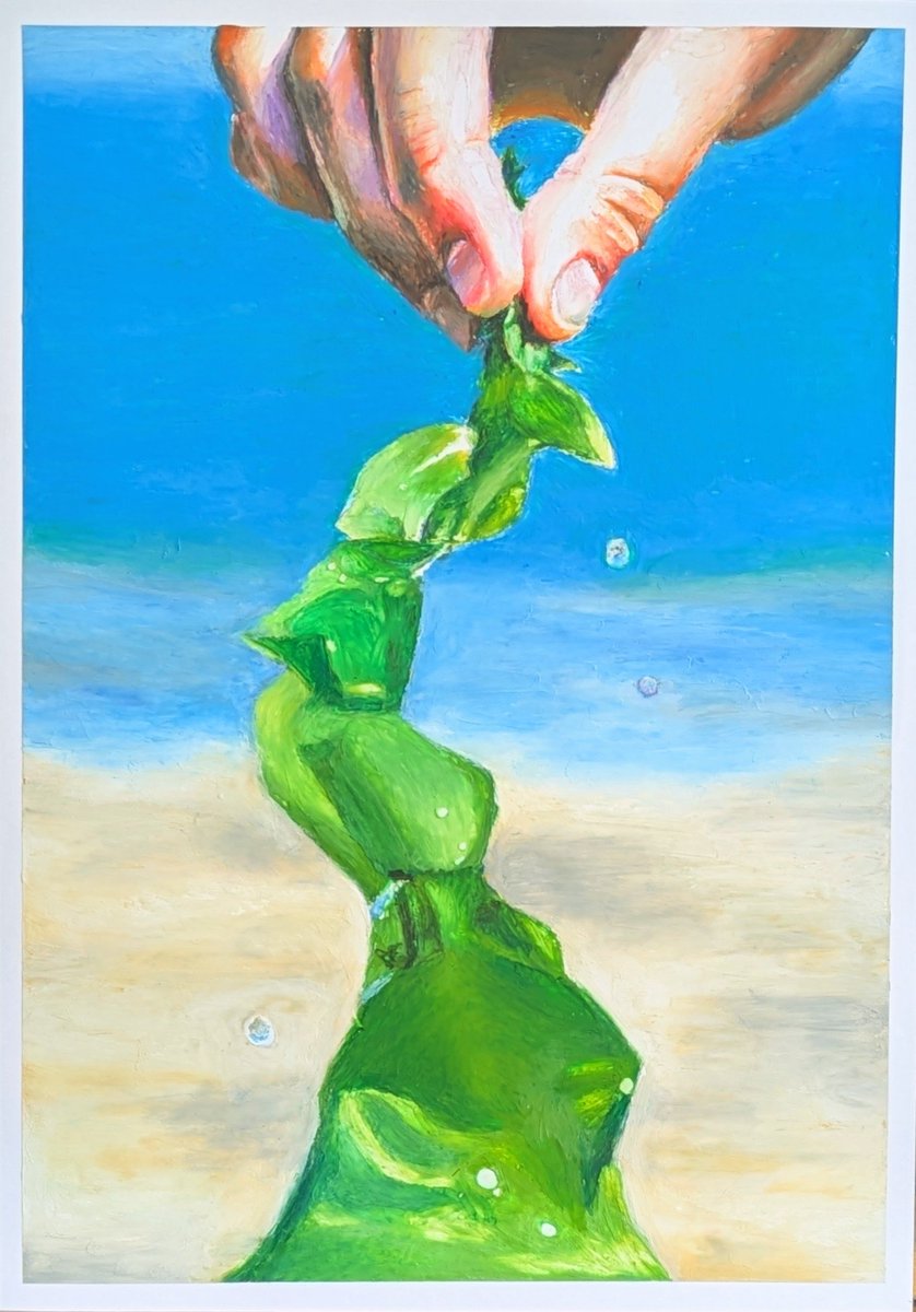 haluart2025's tweet photo. 『海の恵み』

#IYN ミニ個展用
#アートクレヨン https://t.co/Dk8B1O1R6C