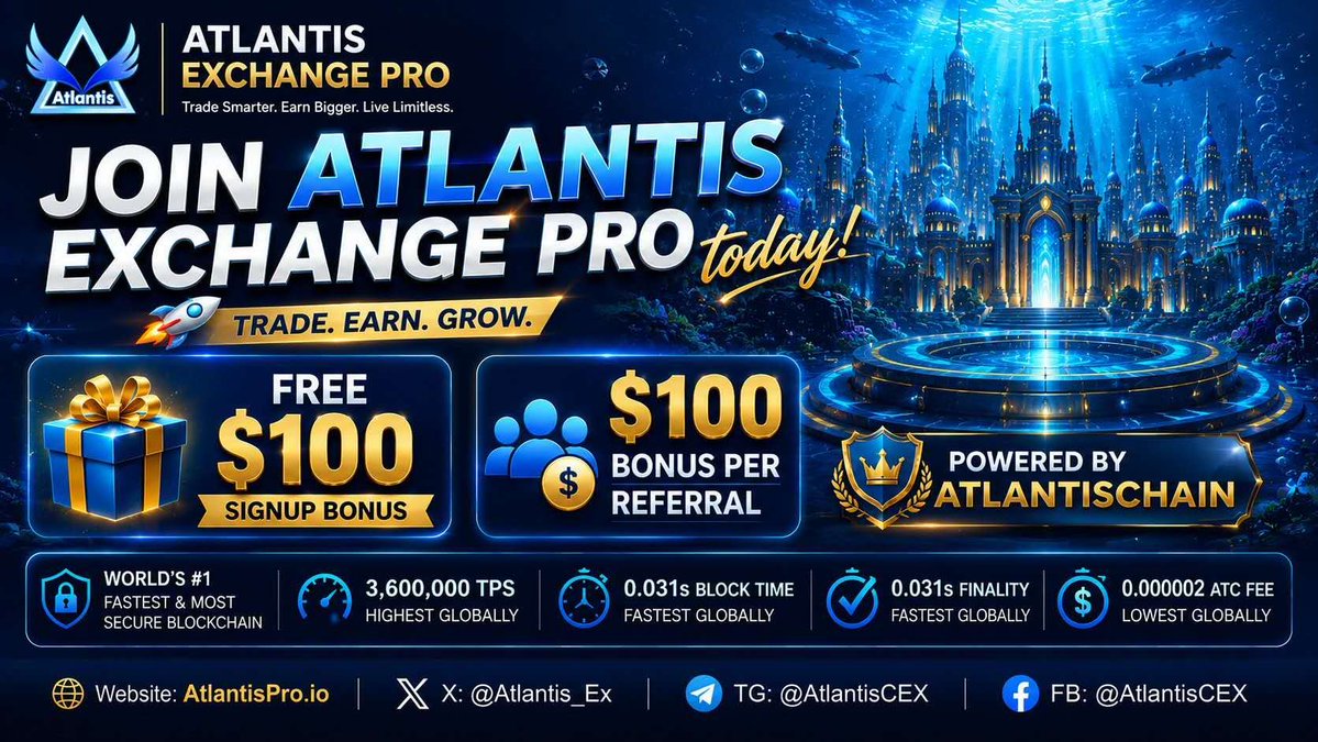 Atlantis Exchange tweet media