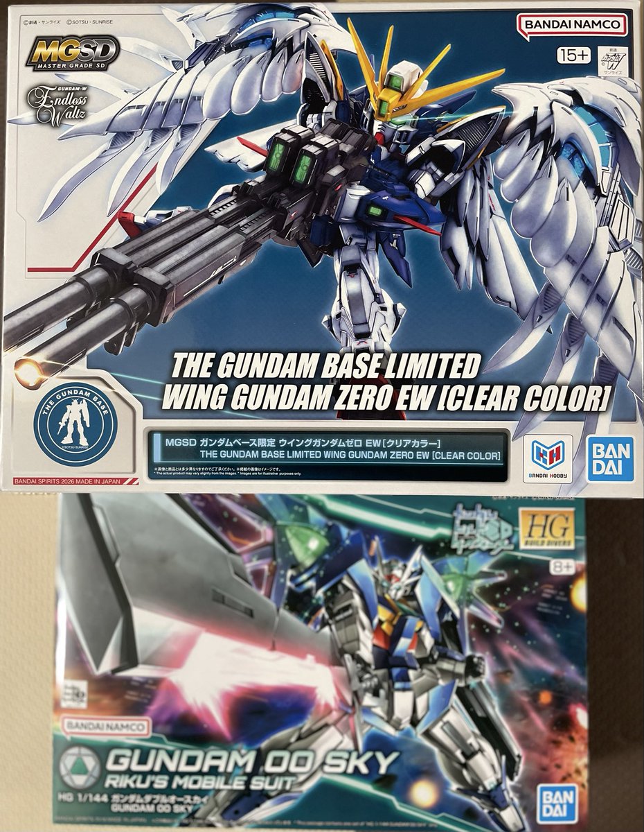 Nickey73378703's tweet photo. 10:30のWEB整理券でガンべ福岡に行きました😆
今日発売の限定品2機に加えて、フリーダム(クリア)とバルバトス(アイアンブラッド)も品出ししている感じでした🤔
OOスカイがまだ有ったので、ウイングゼロ(クリア)と一緒に購入して撤退です🫡

#ガンダムベース福岡
#ガンプラ https://t.co/cCRxtNO9lH