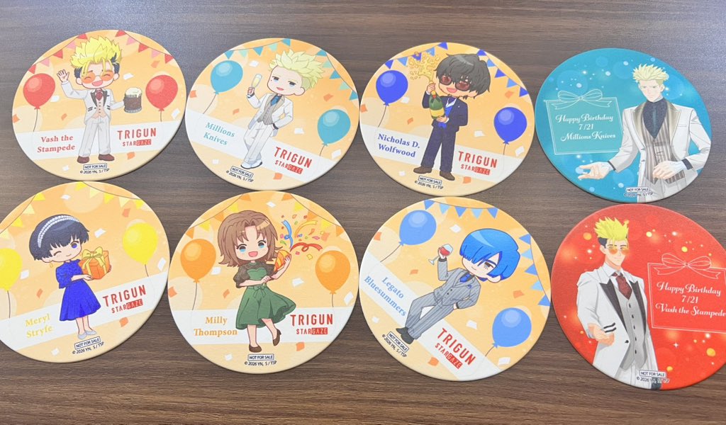 ほんとだ！ コースター順番通りで親切過ぎる〜🥰 8枚あれば全部揃い