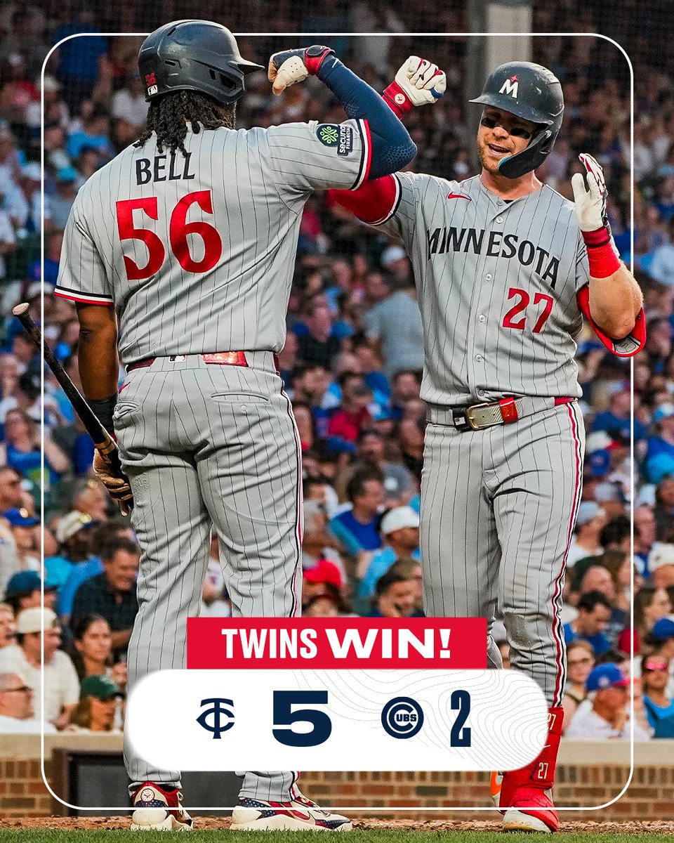 Twins's tweet photo. 🗣️ GOOD TO BE BACK https://t.co/GxRec1PIPt