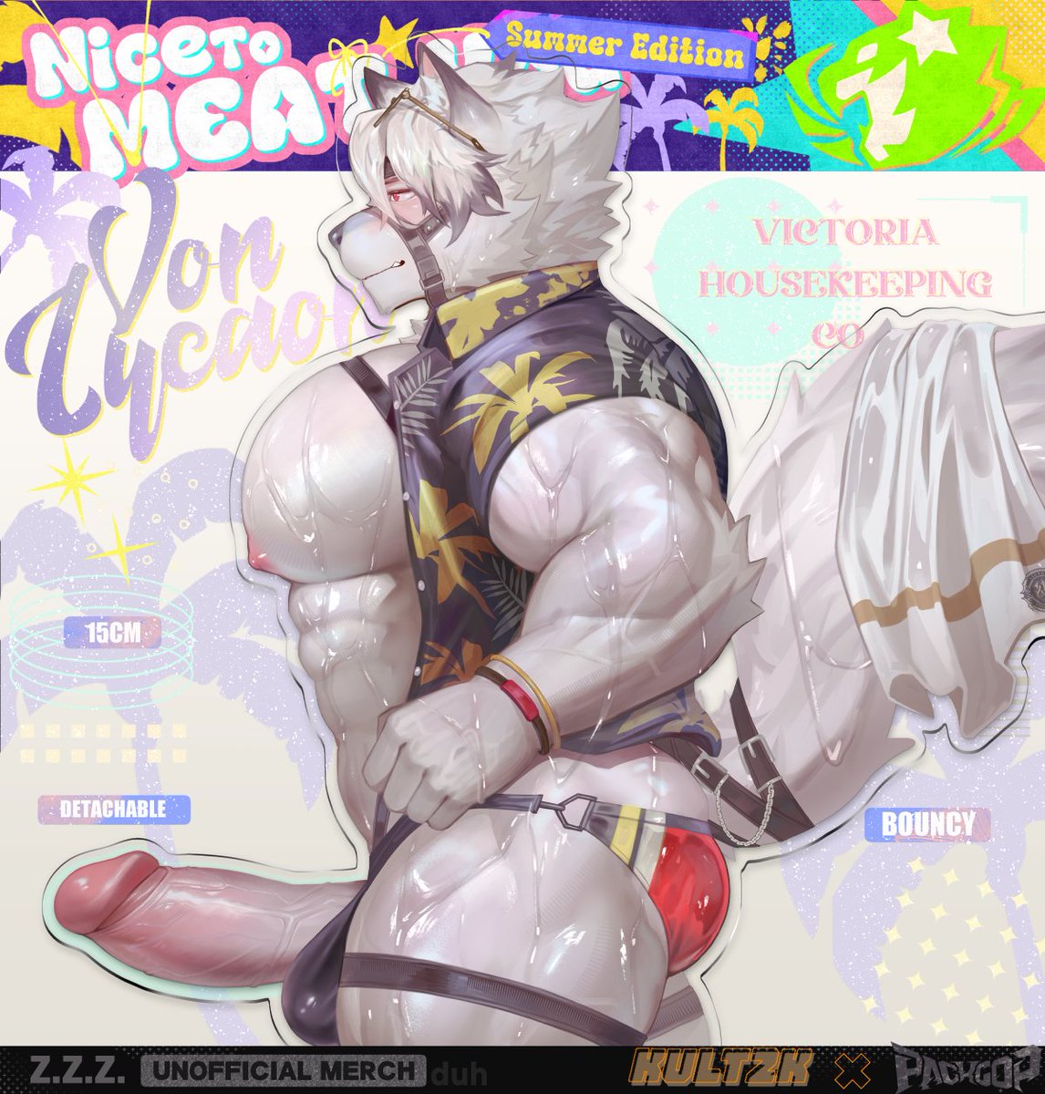 yuufreak's tweet photo. Von Lycaon takes pleasure in accompanying you to the Fantasy Resort this summer

Collab with  @Kult2k 

NiceToMeatYou Standee Ben Lycaon will be available for preorder on the 13th August.  
It will also be available in TACRA Thailand!✨ https://t.co/yS5AKSoEgQ