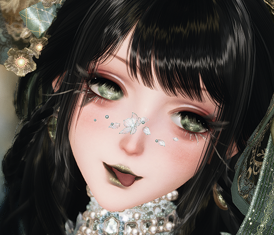 infinityhampter's tweet photo. i saw nikki w her tongue out on my timeline and thought it was an edit, turns out she bleps in the cutest way possible in the pose from the doll joint body paint bundle! 🥹 https://t.co/LCR1NjdoWe