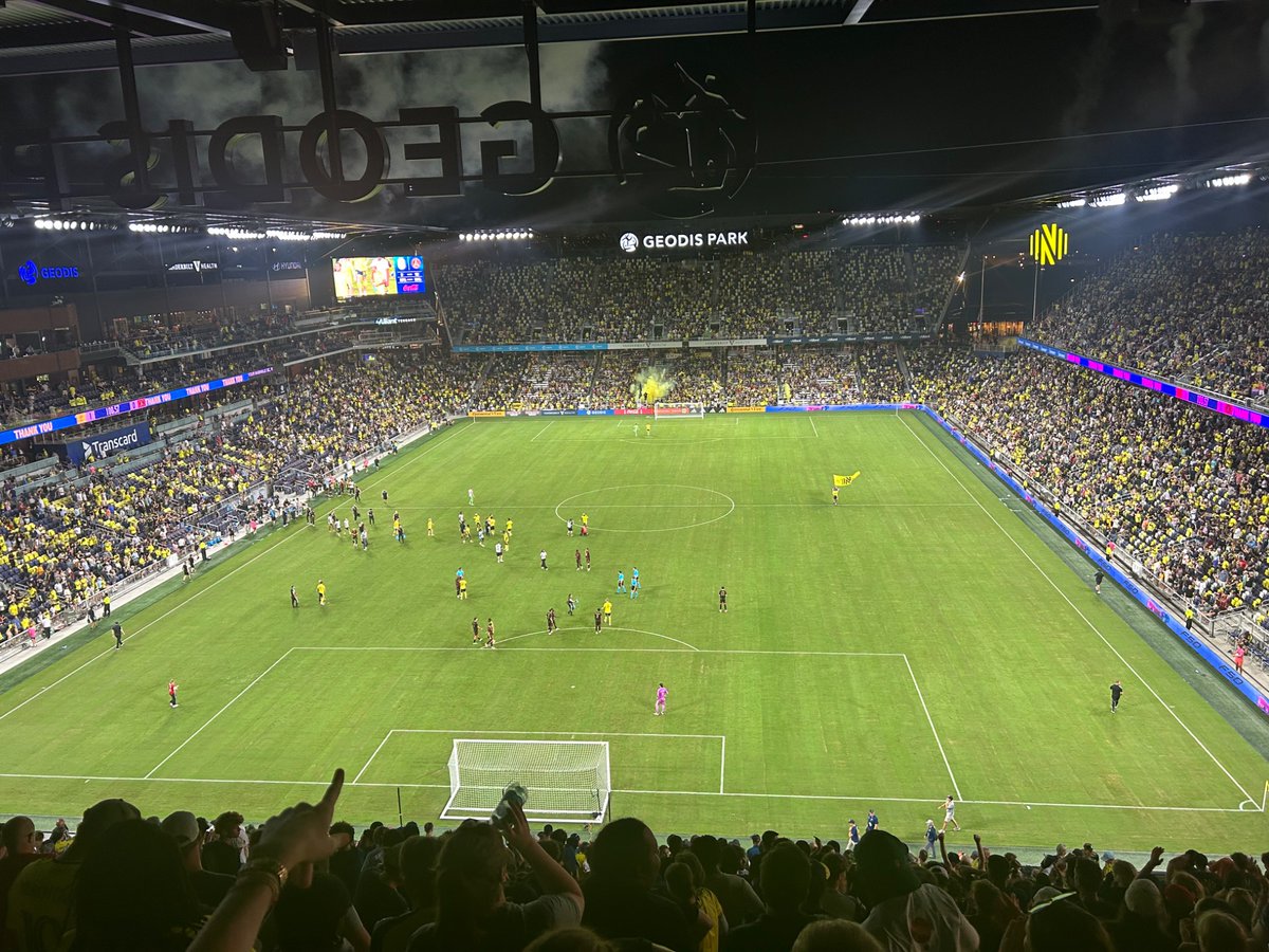 wcsBHSXC's tweet photo. Fun team night at the @NashvilleSC game! Always nice to see a win and fireworks! https://t.co/QNJnGHGngP