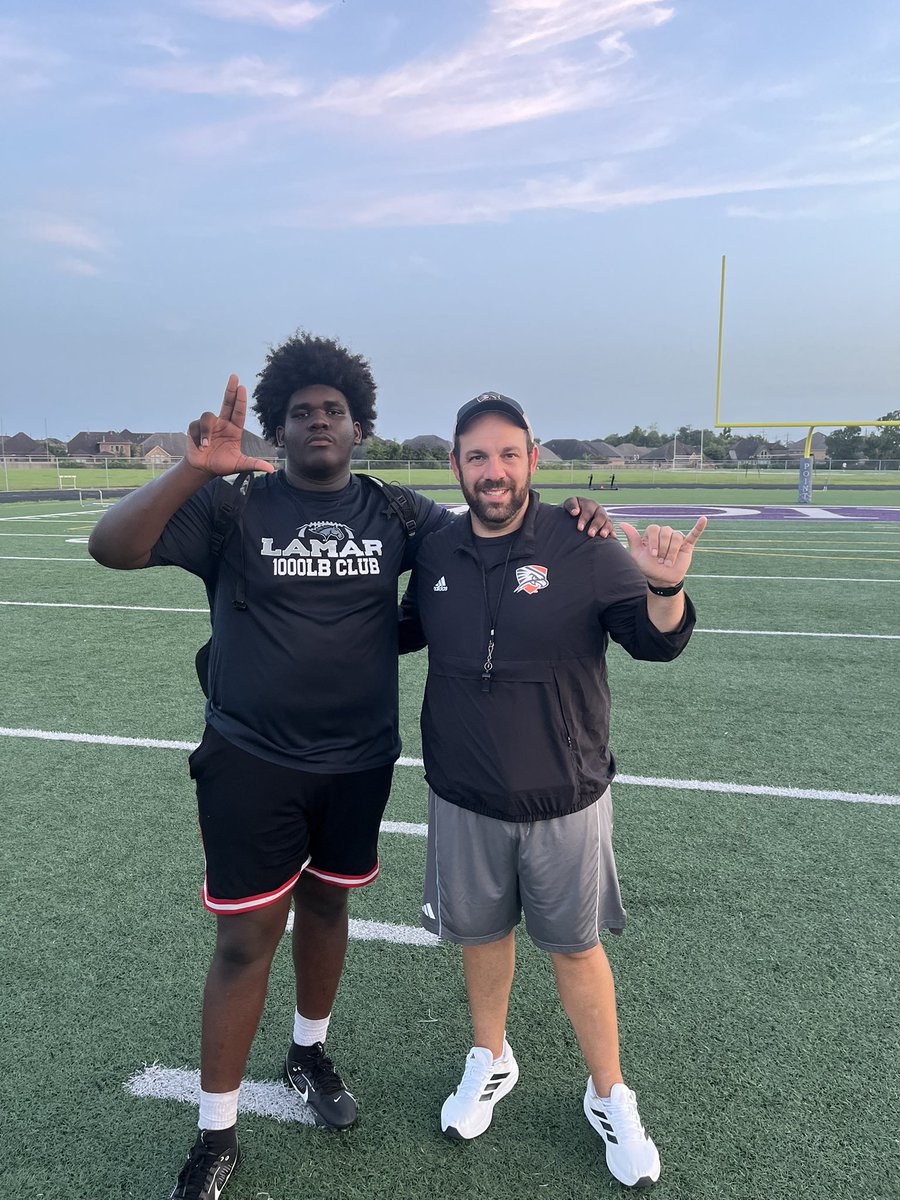 DrakeHilder2027's tweet photo. Thank you @CoachWratten for the opportunity today at the @UTPBFootball camp this evening. https://t.co/cwbIMCkPNl