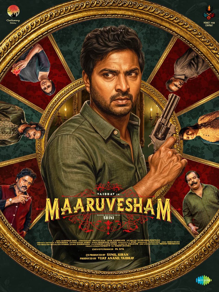 Kollywoodtown's tweet photo. The @actor_vaibhav's next film is officially titled #Maaruvesham! 🎭

A promising new venture packed with excitement, mystery, and entertainment. 

@oneiromancypictures @monkeyman_co @viyanarr_viyana #Ramki @actorvivekpra @srini_filmmaker @oscl8r1 @DOP_BKR @srikanth_nb @sads82sumanth @isaiamudan @pasiva009 @Sathish_tp_ @sureshchandraa @donechannel1 @Uyiremedia
