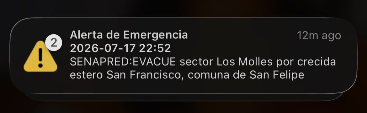 immd11's tweet photo. @_catalinacm @RedGeoChile Asi estamos por San Felipe https://t.co/FAxaLW1zAx