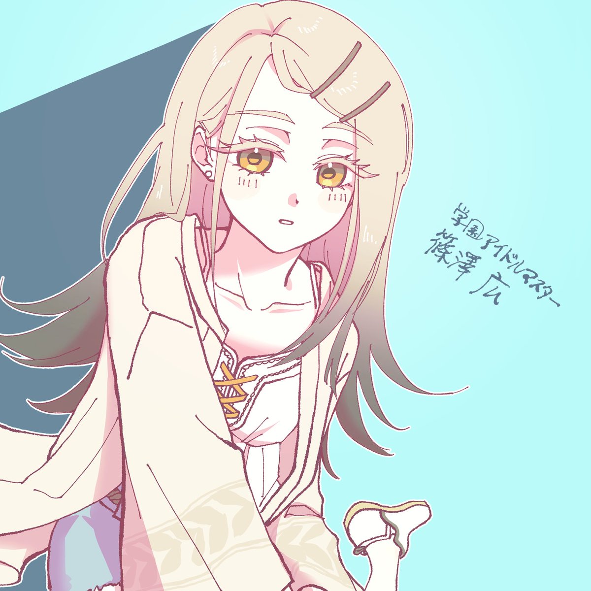 Miharunrunrunp's tweet photo. #️⃣ フォロワーさんの推しが描きたい 
4枚目です！

（@denkai_461 ） https://t.co/EjEnEJLmBy