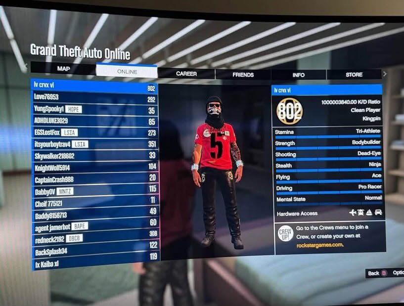 ps5ps4xbox's tweet photo. Xbox Series X 
Male characters
Rank(s) 802
Money: $4.4 billion
All Unlocks - some OG unlocks (Base 5), etc. + special components (OG green duffle bag, blue armor, and
Space Ranger helmet)
Modded outfits + 2 OG magic slots
All face paints
Modded vehicles
Maxed out slots

INBOX  ME https://t.co/xHzx16FH6q