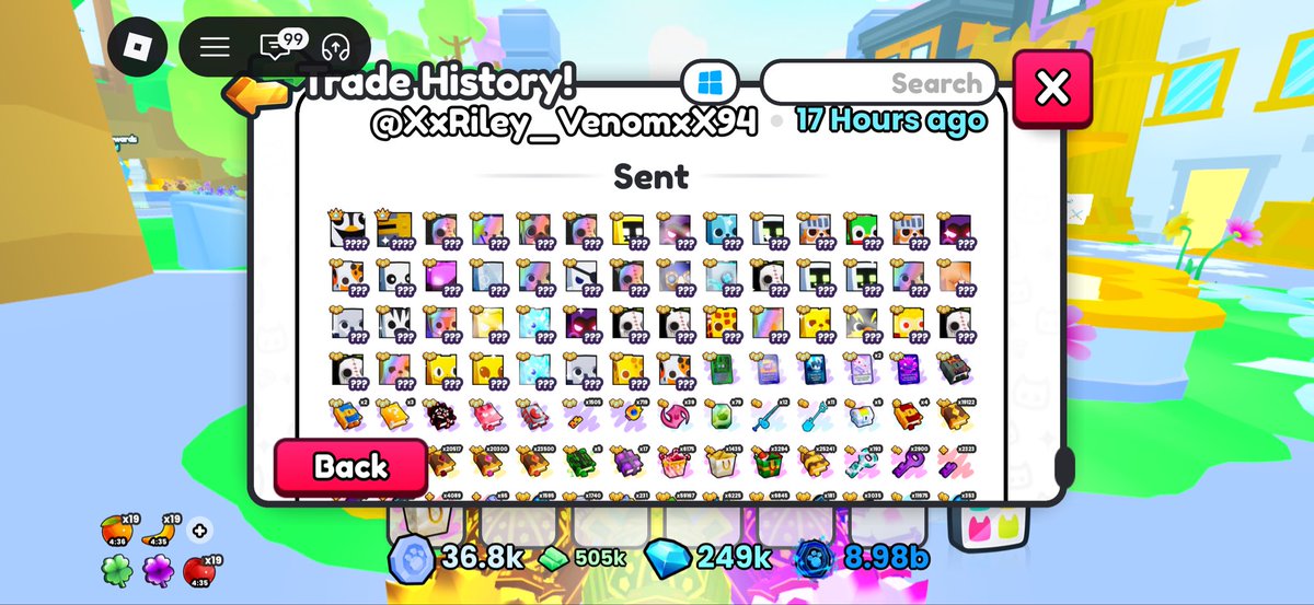 MoxxuL's tweet photo. Hello Team @BuildIntoGames @CoderMitchell 

My account was hacked on July 17, 2026, at ~08:07, and my entire Pet Simulator 99 inventory was stolen.
 My Username: MoxxuL9393
 Hacker Username: xxRiley_venomxx94
 Hacker IP: 104.28.156.220
Help me pls
have more proof/images available https://t.co/gC2W6cXWcC