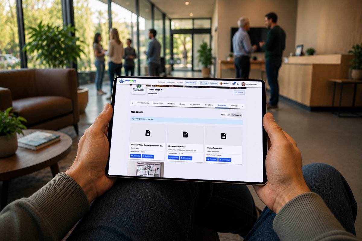 MindForMeGroup's tweet photo. Still sending the same documents over and over? 📉

📂 Resources is now included with every Community Hub. Organise documents, PDFs, images and more in one secure place.

Less admin. Better communication. All in one place.

👉 https://t.co/VeyzWGrjng https://t.co/H50L2CdpnV