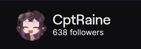 CptnRaine's tweet photo. Oh hey! Were almost at 200 on here
and were closing in on 650 on Twitch https://t.co/r189BsqhDM