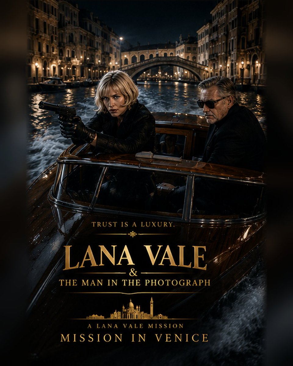 vguthrie10's tweet photo. VENICE WAS NEVER THE DESTINATION.
IT WAS THE TRAP.
#LanaVale #MissionInVenice #TheManInThePhotograph #FilmNoir #NeoNoir #SpyThriller #CinematicStorytelling #GraphicNovel #OriginalSeries #NoirArt #VeniceAtNight #ManhattanVideoProductions https://t.co/KacpaVeGLA