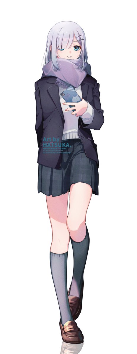 __20th's tweet photo. 縦長イラストだと全身表示されると聞いてぶいすぽ初期メンでテスト📮 https://t.co/x690nP7p0h