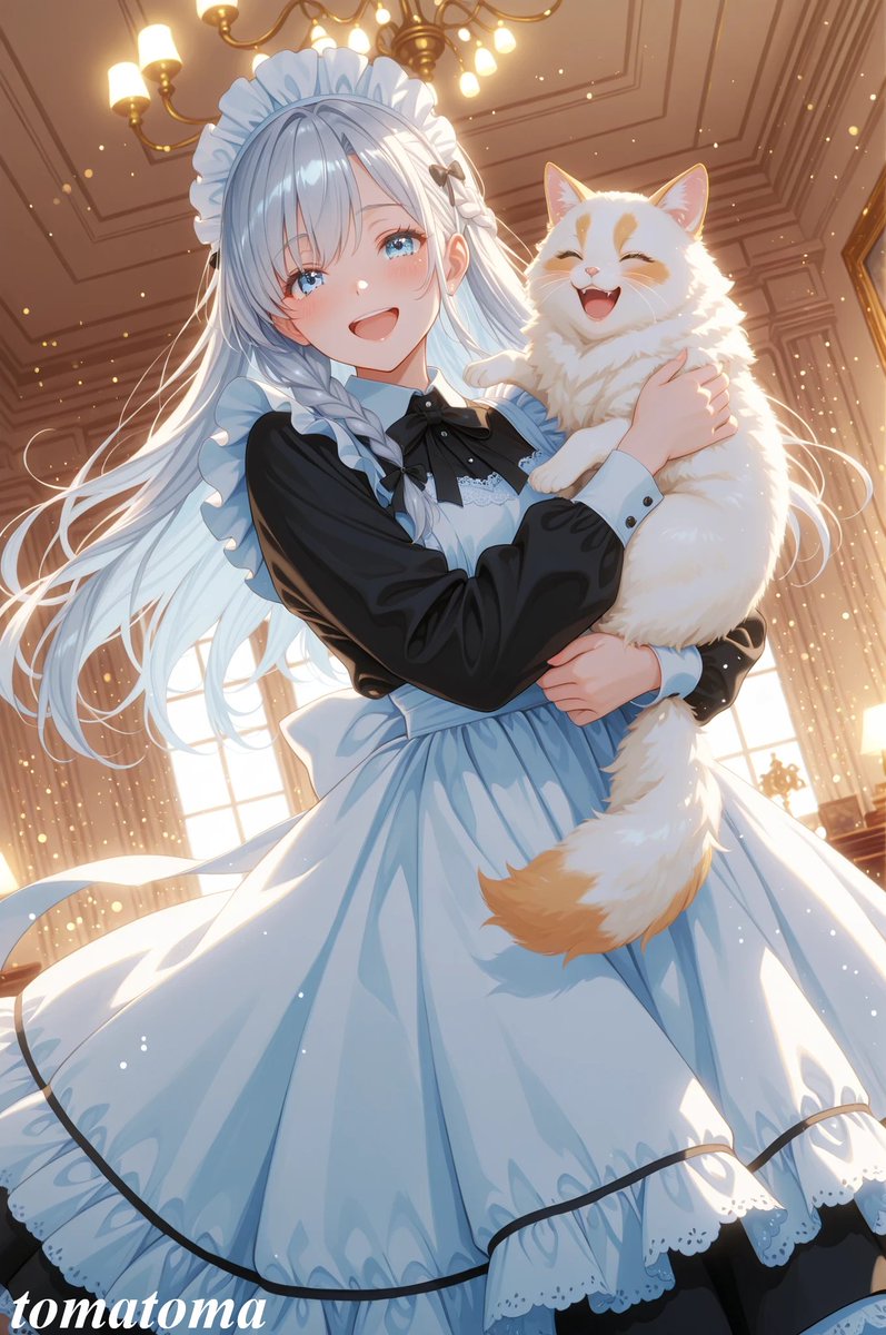 メイド曜 #AIイラスト フェリシアさん メイド曜参加します
