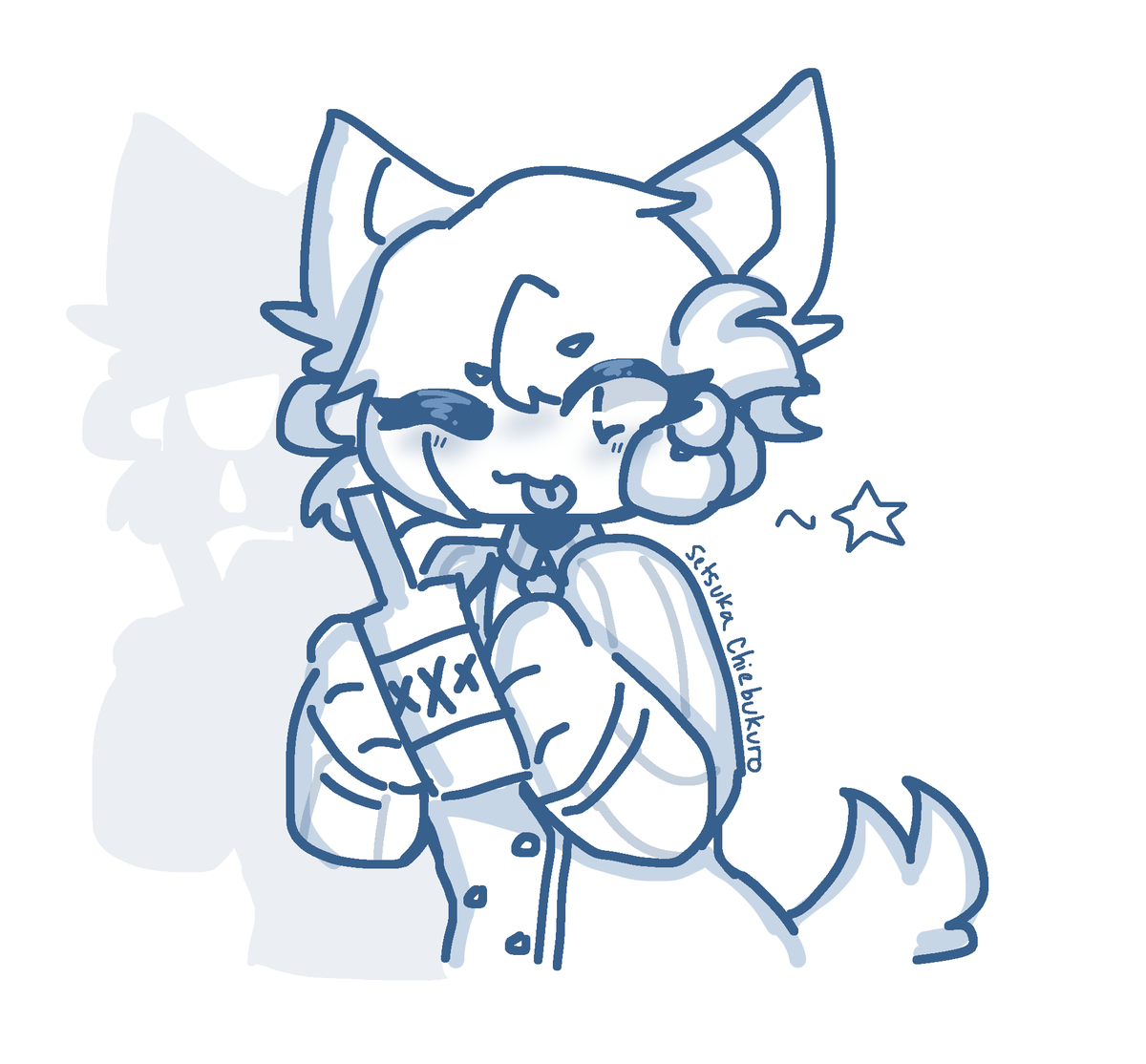 sukaweed's tweet photo. suka doodle dump bc i like her #sdra2 https://t.co/Ol1xYokY1n