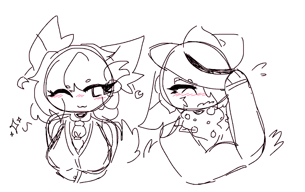 sukaweed's tweet photo. suka doodle dump bc i like her #sdra2 https://t.co/Ol1xYokY1n