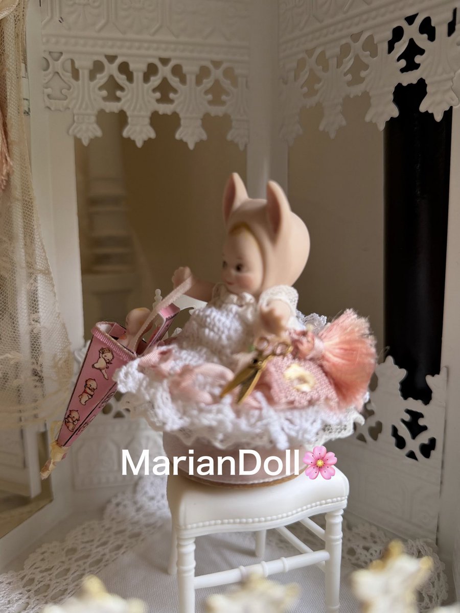 MMariandoll's tweet photo. 今夜9時マリアンドールネットショップ🌸☘️✨💕OPEN💕
小さなウサギのお針子🐰 https://t.co/ZCJWkpRZXw