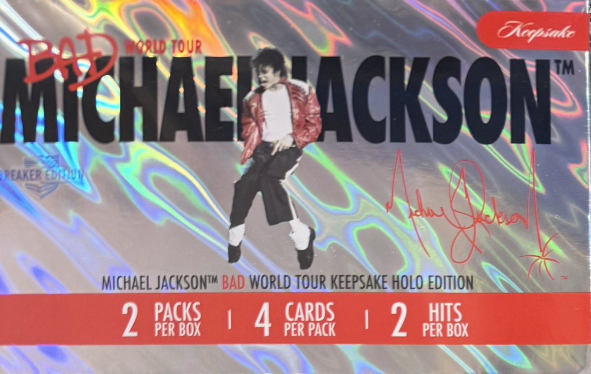 本日(7/18)の入荷商品] ・2025 Keepsake Michael Jackson Bad World